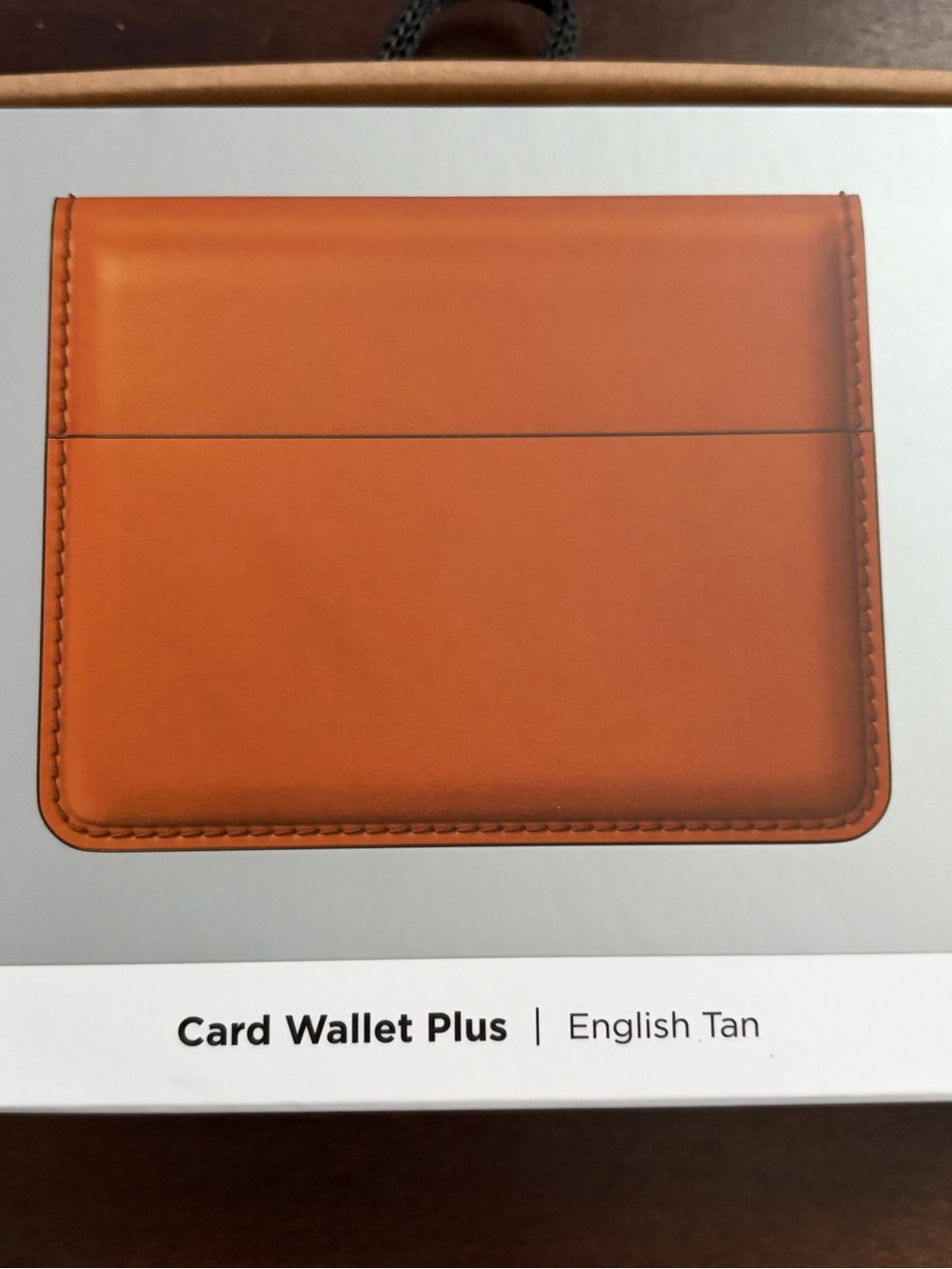 Nomad Card Wallet Plus in English Tan